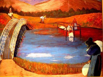 Brücke Marianne von Werefkin Expressionismus Ölgemälde